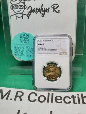2002 Austria 50C NGC MS66
